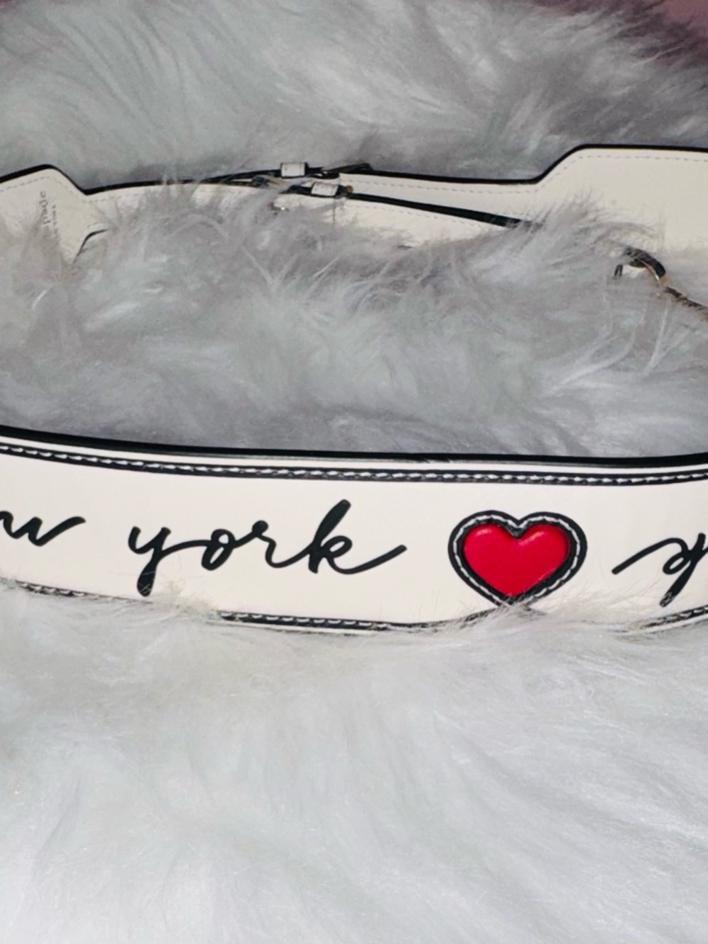 Authentic Kate Spade ♠️ New York Bag Strap W/Raised Hearts ❤️